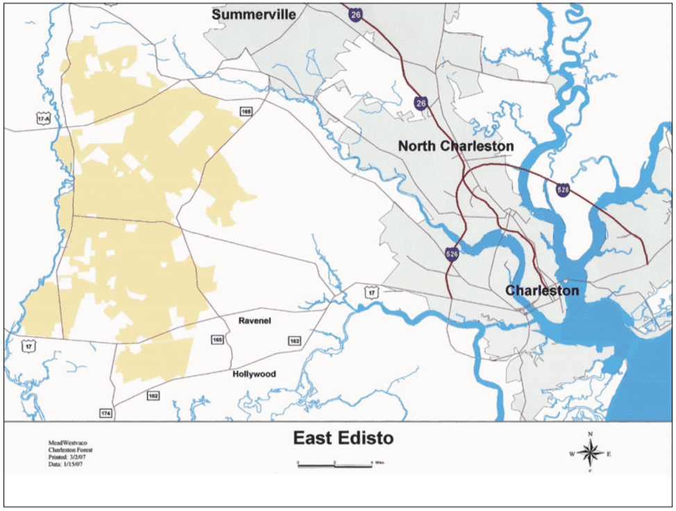 East Edisto Map